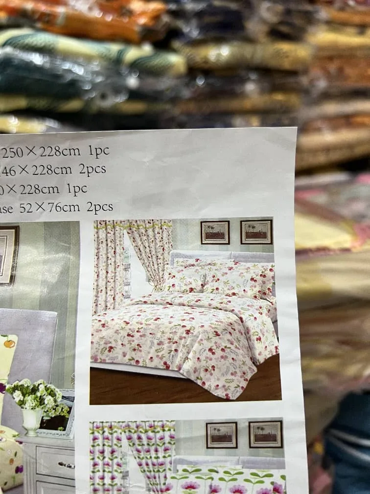 Un ensemble de draps et rideaux élégant de 10 pièces