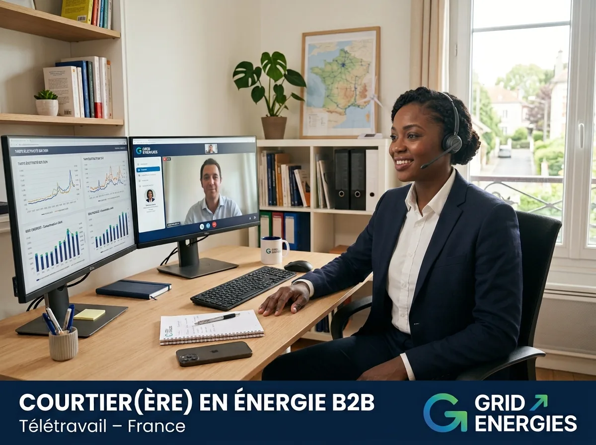 Courtier(ère) en Énergie B2B (Télétravail) - France