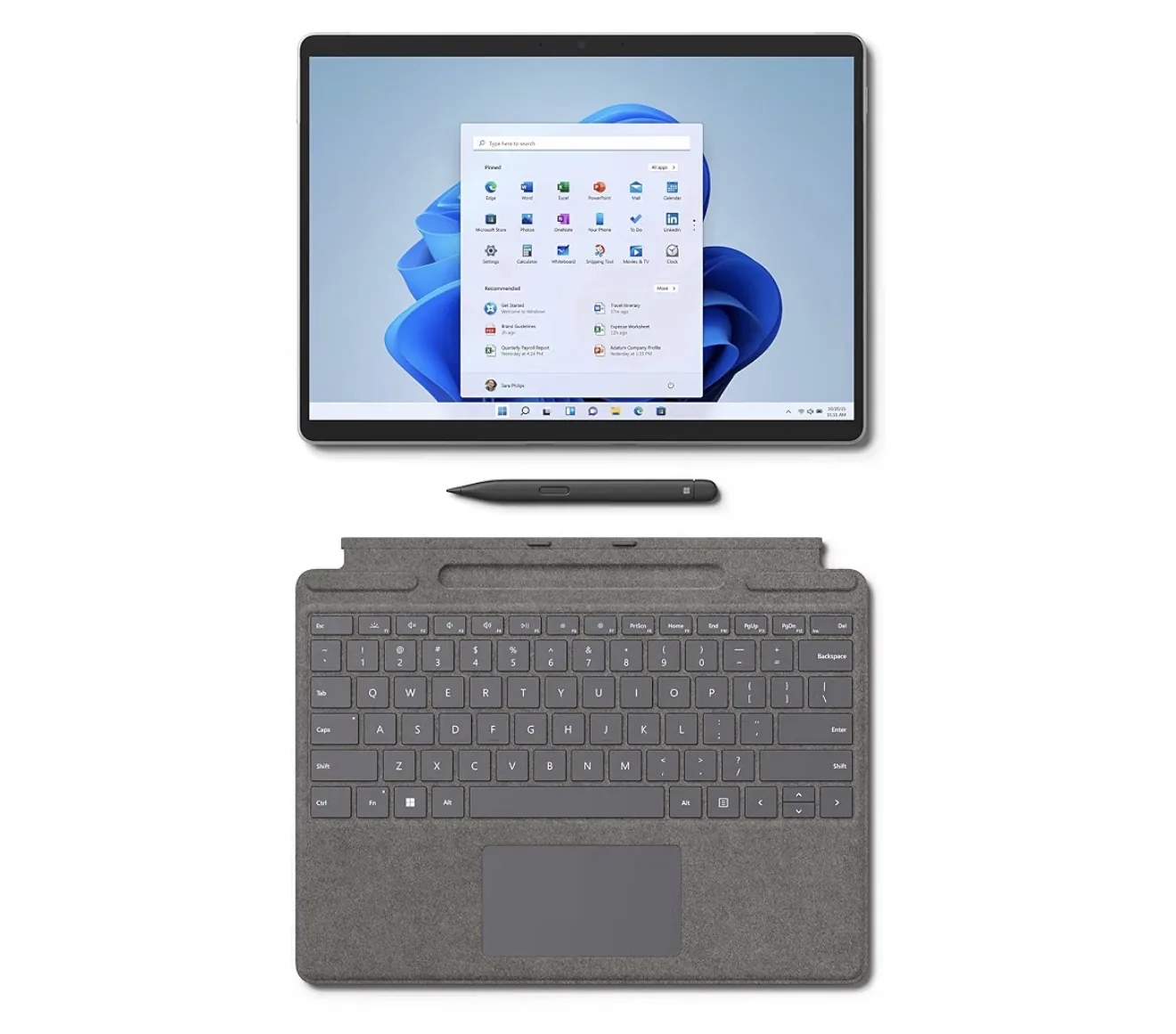 Microsoft Surface Pro 7 – Core i7 PC portable/tablette 2-en-1 détachable avec écran tactile