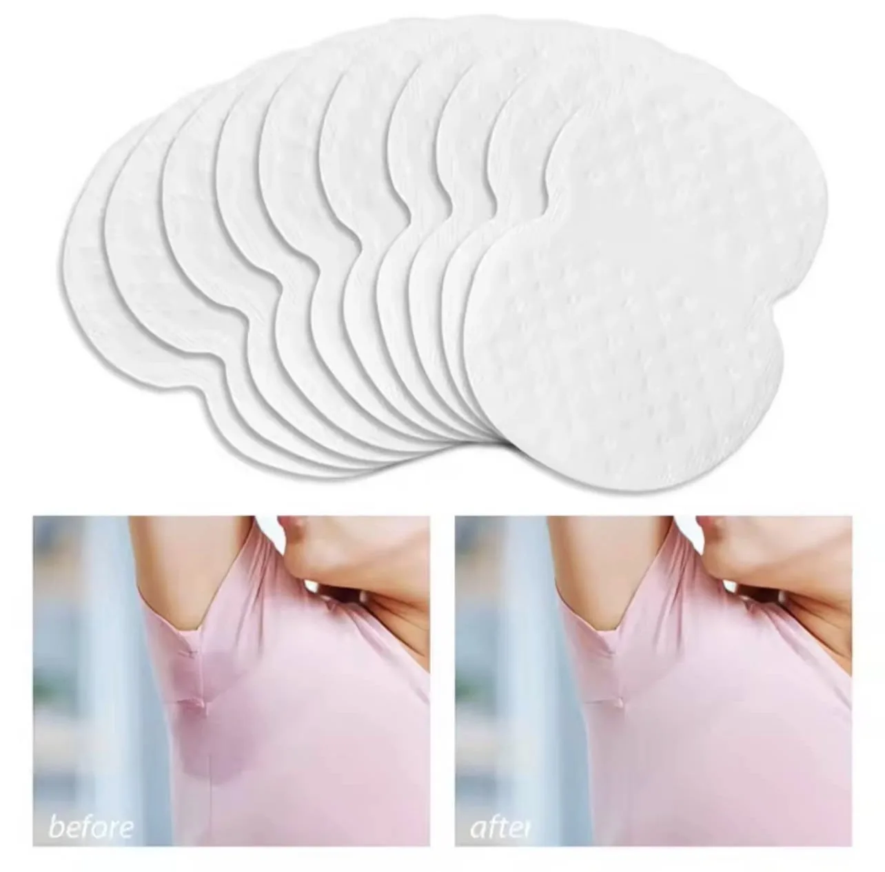 Tampons anti transpirant pour les aisselles