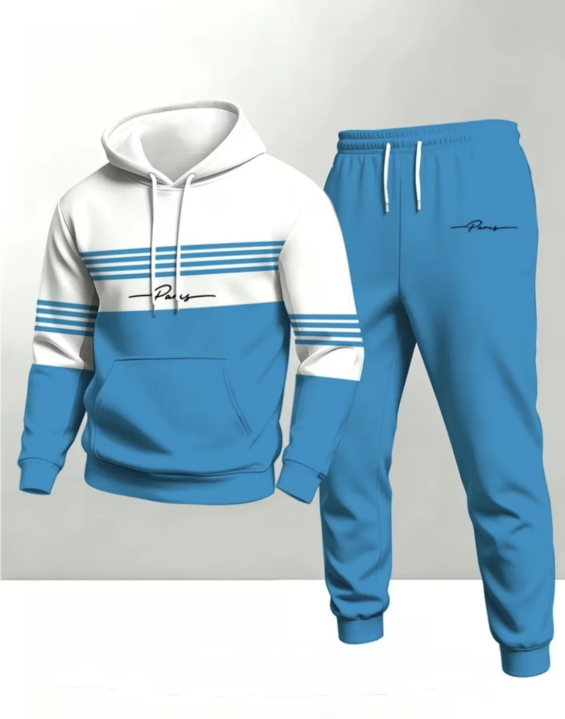 Ensemble sweat-shirt à capuche tendance automne-hiver