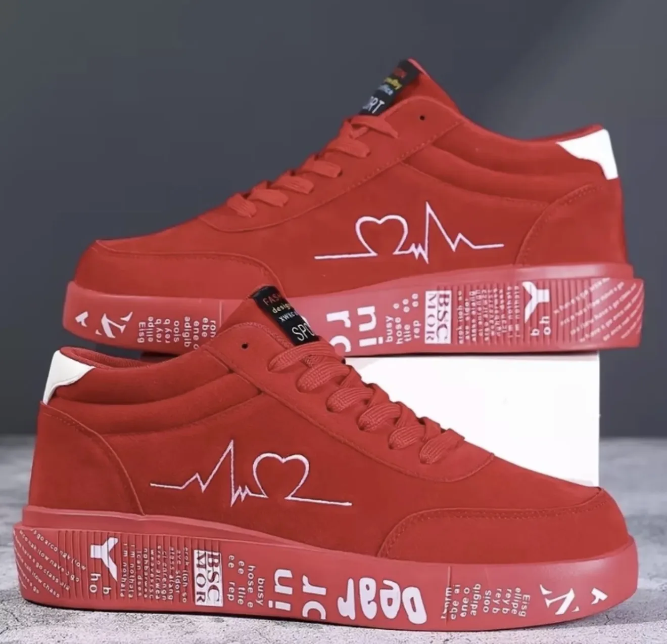 Chaussures de ville décontractées pour couples, (grandes tailles disponibles), chaussures mignonnes et confortables, bout rond, doublure confortable.