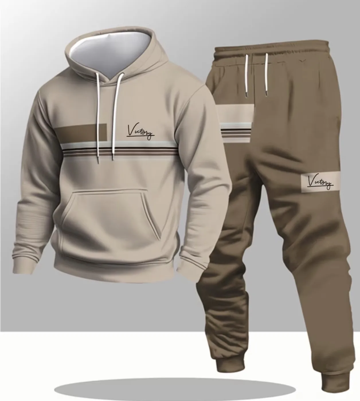 Ensemble sweat-shirt décontracté pour homme