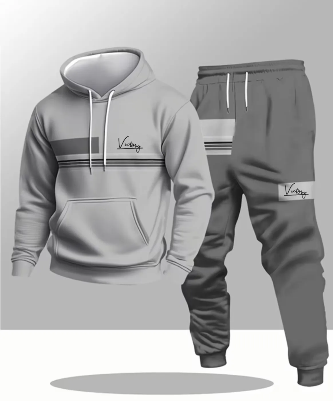 Ensemble sweat-shirt décontracté pour homme