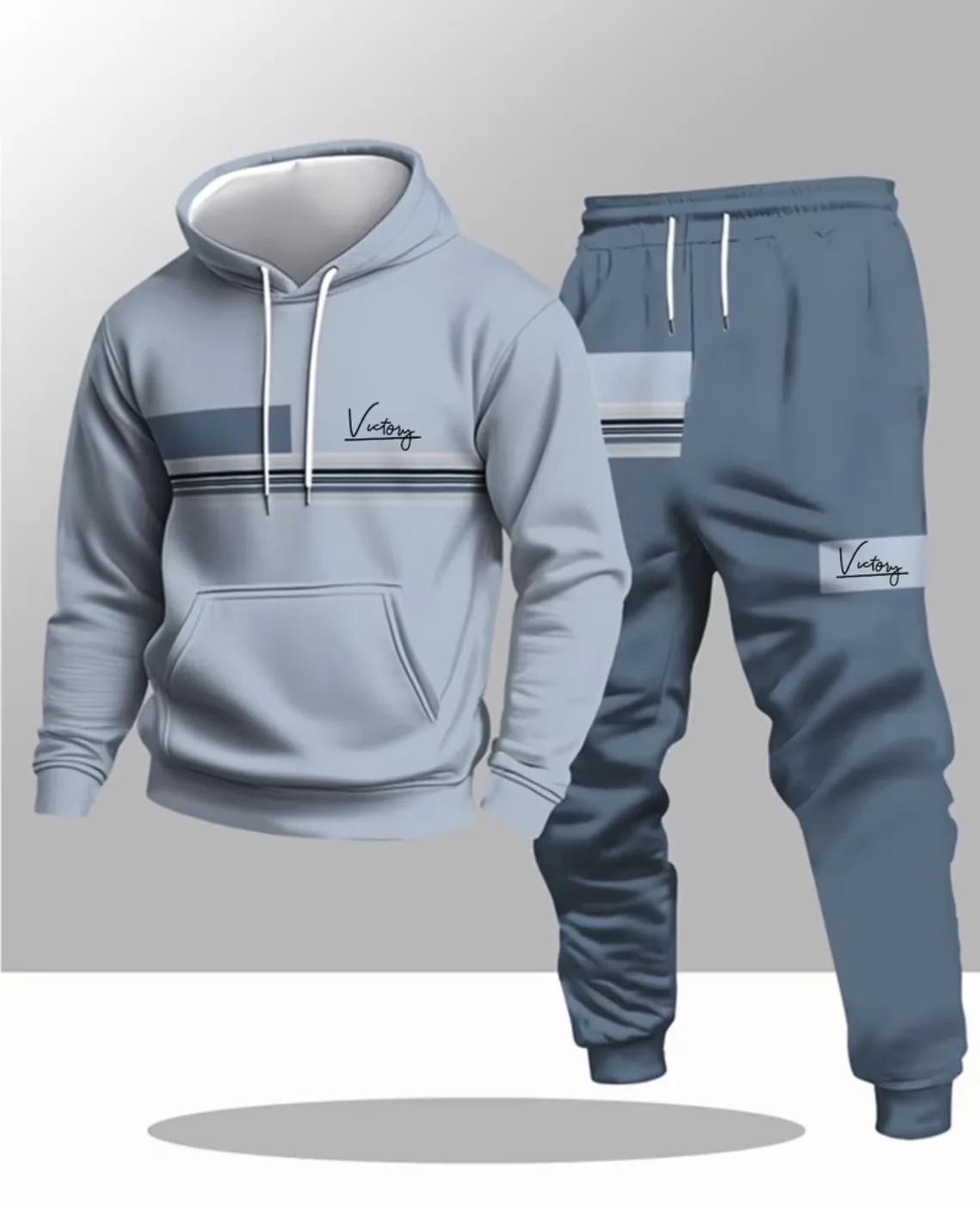 Ensemble sweat-shirt décontracté pour homme