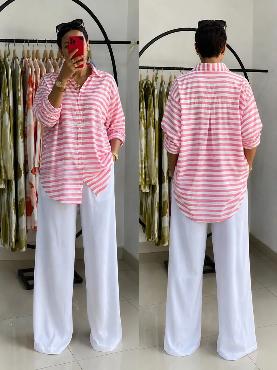 Pantalon tissu