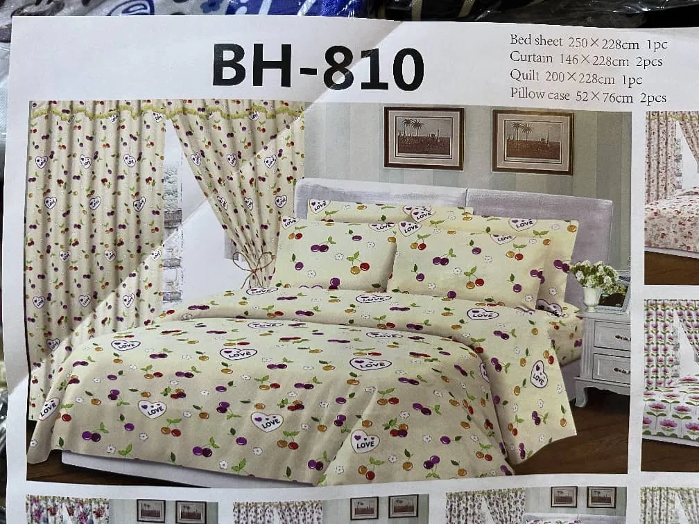 Un ensemble de draps et rideaux élégant de 10 pièces