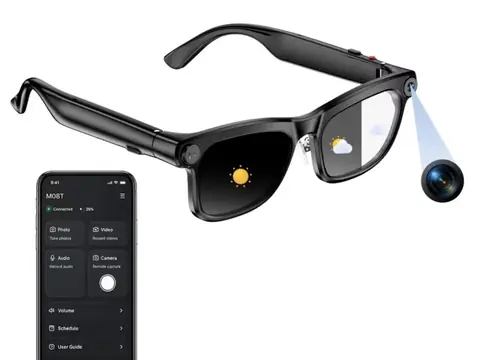 Lunettes intelligentes IA équipées d’une caméra