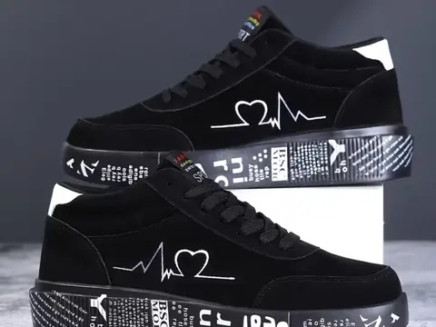 Chaussures de ville décontractées pour couples, (grandes tailles disponibles), chaussures mignonnes et confortables, bout rond, doublure confortable.