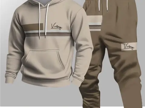 Ensemble sweat-shirt décontracté pour homme